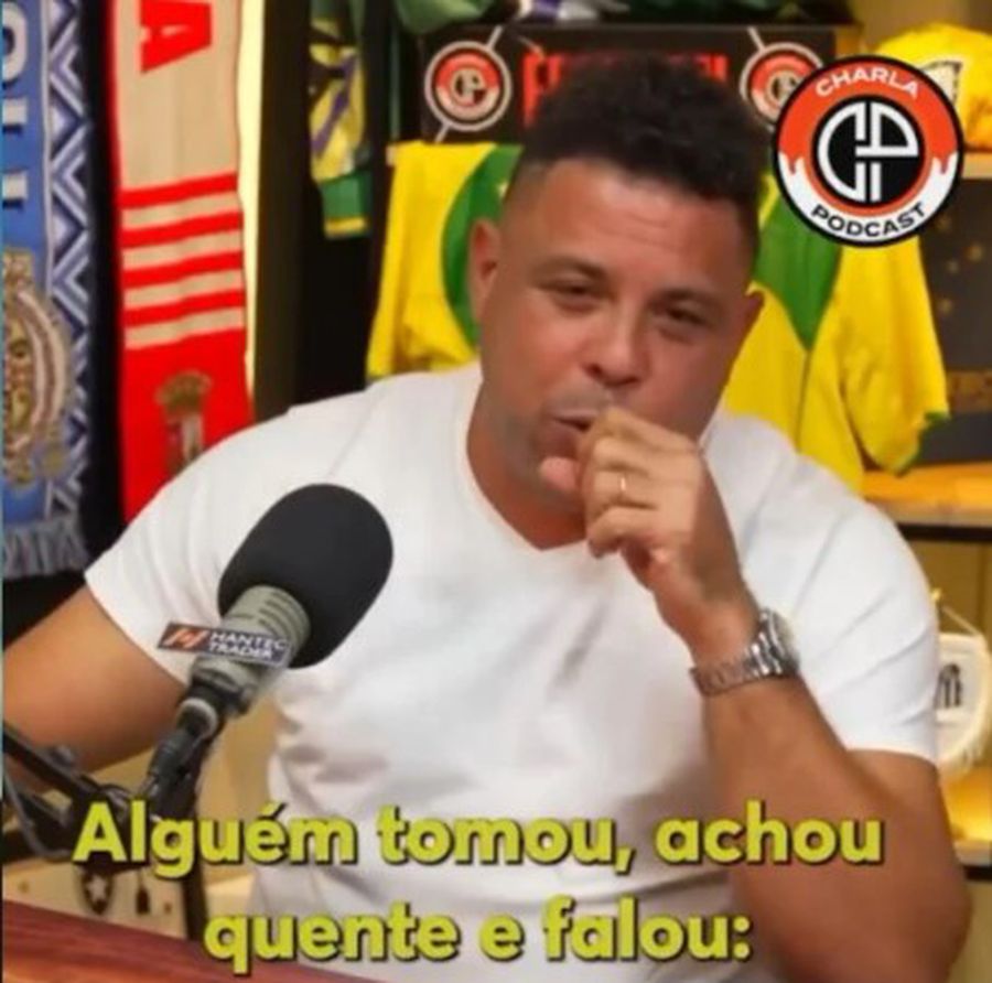 Imagine cu Ronaldo din Charla Podcast Povestea incredibilă a lui Ronaldo: „Mi-a desfăcut vinul de 10.000 $ și l-a băut în pahare de plastic cu gheață!”
