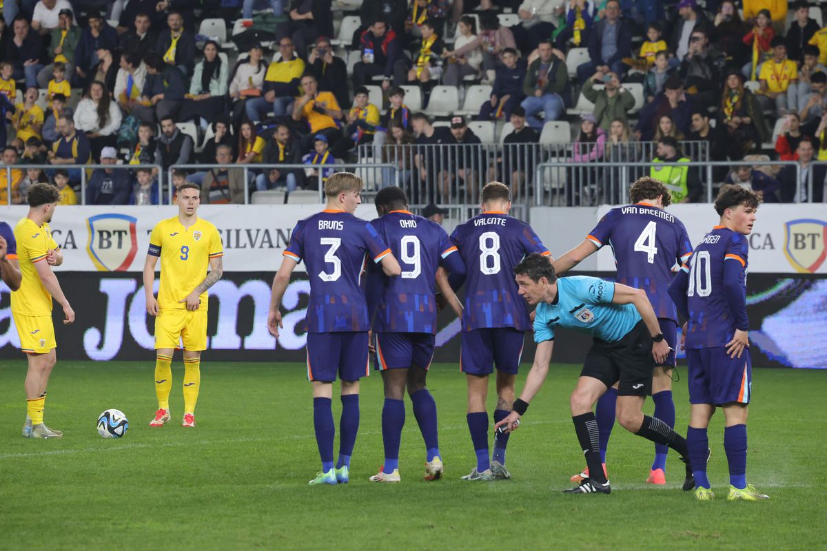 România U21 - Olanda U21, imagini din meci