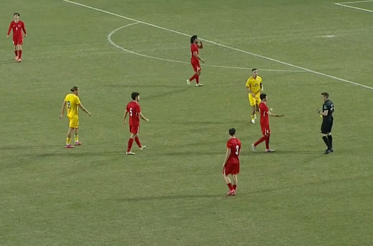 Conflict la meciul României U20 cu Turcia