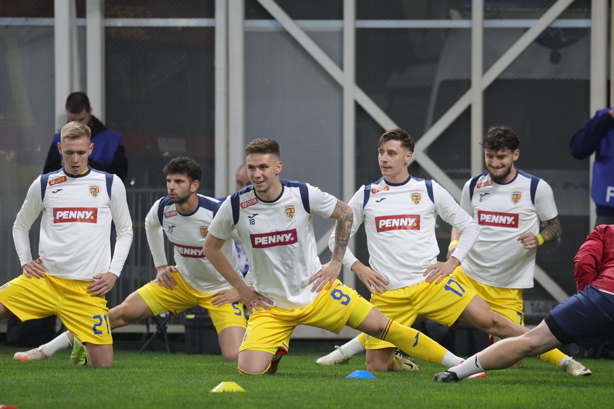România U21 - Olanda U21, imagini dinaintea partidei