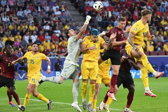 Jan Vertonghen în meciul Belgia - România