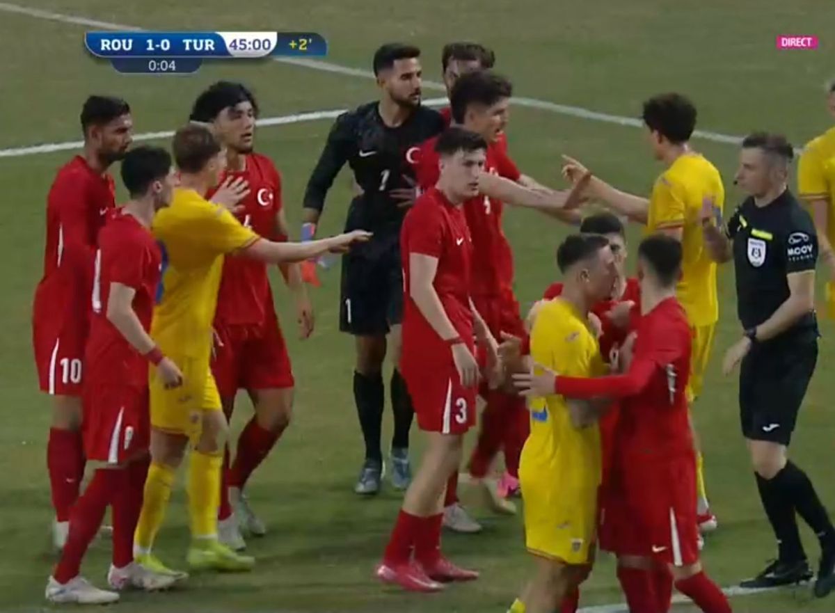 România U20, victorie în ultimele minute cu Turcia U20! Gol în vinclu în finalul partidei din Elite League