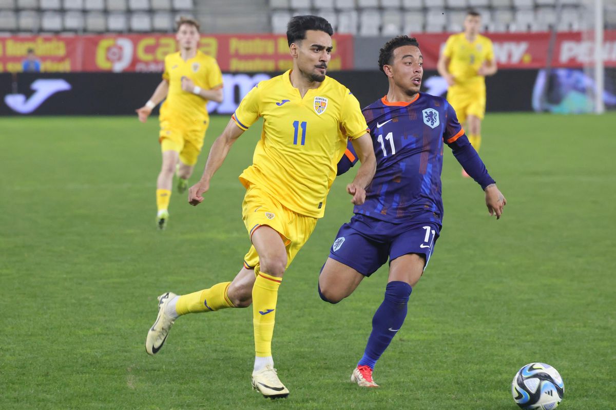 România U21 - Olanda U21, imagini din meci