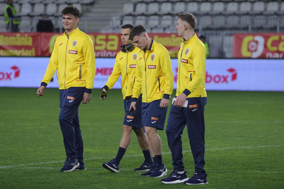România U21 - Olanda U21, imagini dinaintea partidei