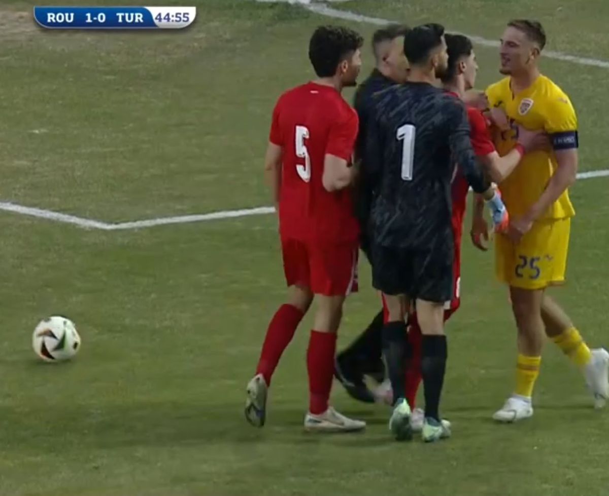România U20, victorie în ultimele minute cu Turcia U20! Gol în vinclu în finalul partidei din Elite League