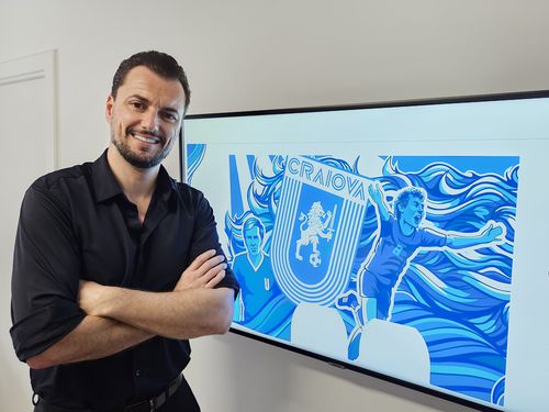 Mario Felgueiras în biroul său de la cantonamentul juveților
Foto Eduard Apostol