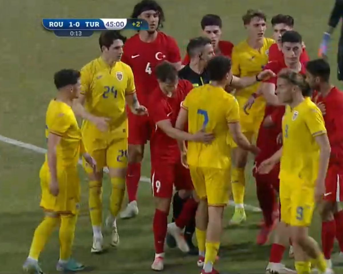 România U20, victorie în ultimele minute cu Turcia U20! Gol în vinclu în finalul partidei din Elite League