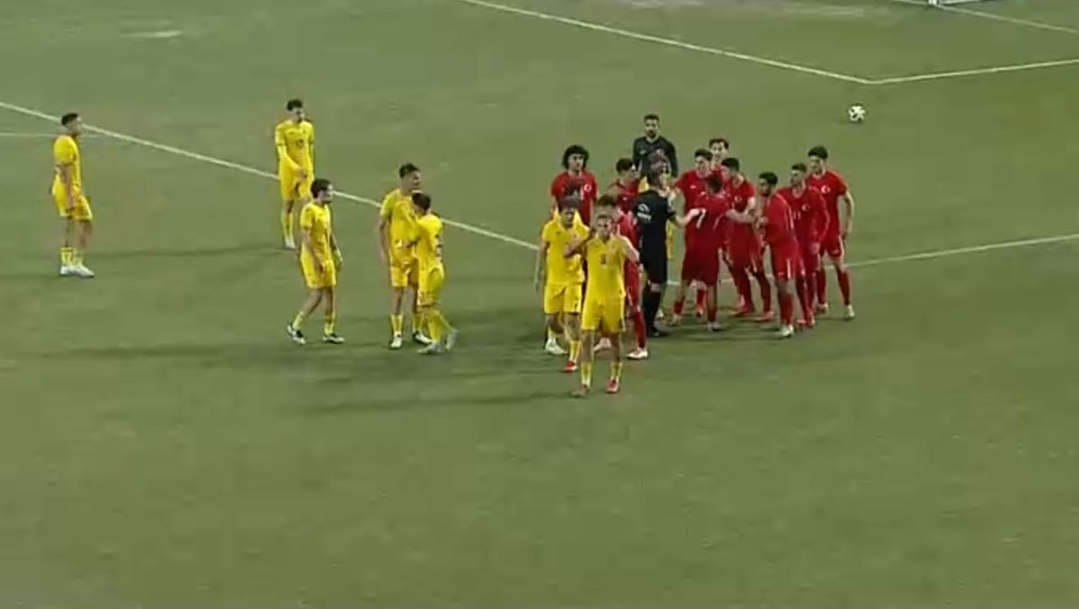 România U20, victorie în ultimele minute cu Turcia U20! Gol în vinclu în finalul partidei din Elite League