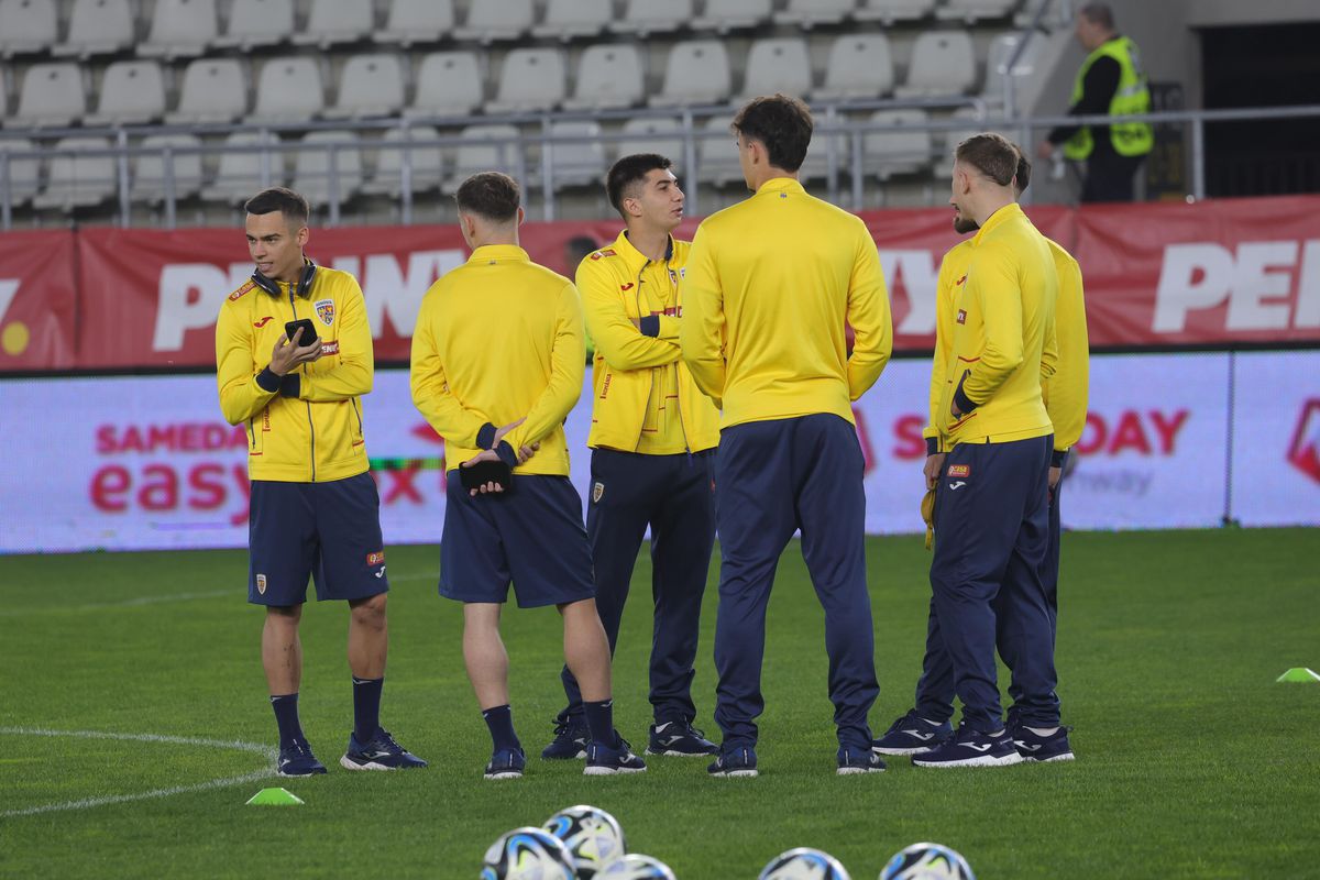 România U21 - Olanda U21, imagini dinaintea partidei