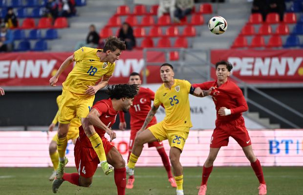 România U20, victorie în ultimele minute cu Turcia U20! Gol în vinclu în finalul partidei din Elite League