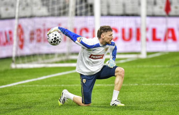 După antrenamentul oficial, Ionuț Radu a decis! Ce va face portarul român la marele meci cu Turcia