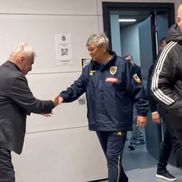 Ismail Er, ziarist al publicației Hürriyet, i-a pupat mâna lui Mircea Lucescu / FOTO: Capturi @Instagram