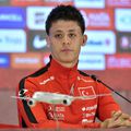 Arda Guler, la conferința de presă dinainte de Turcia - România // foto: Cristi Preda (GSP)