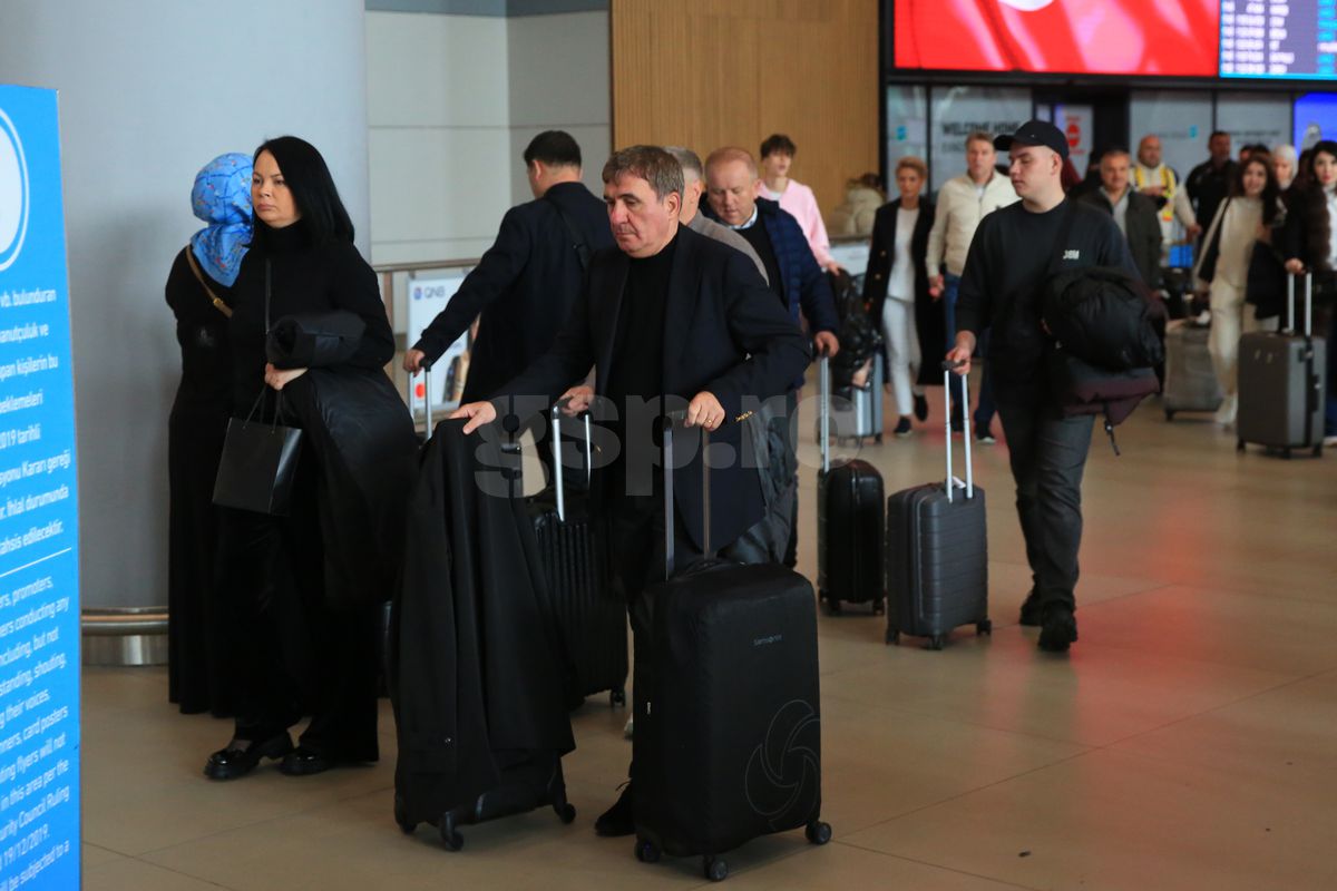 Hagi și Popescu au aterizat la Istanbul: imaginile surprinse de reporterii GSP cu „Regele” împingând la bagaje! » Turcii, înnebuniți: „Hagi e bașkan!”