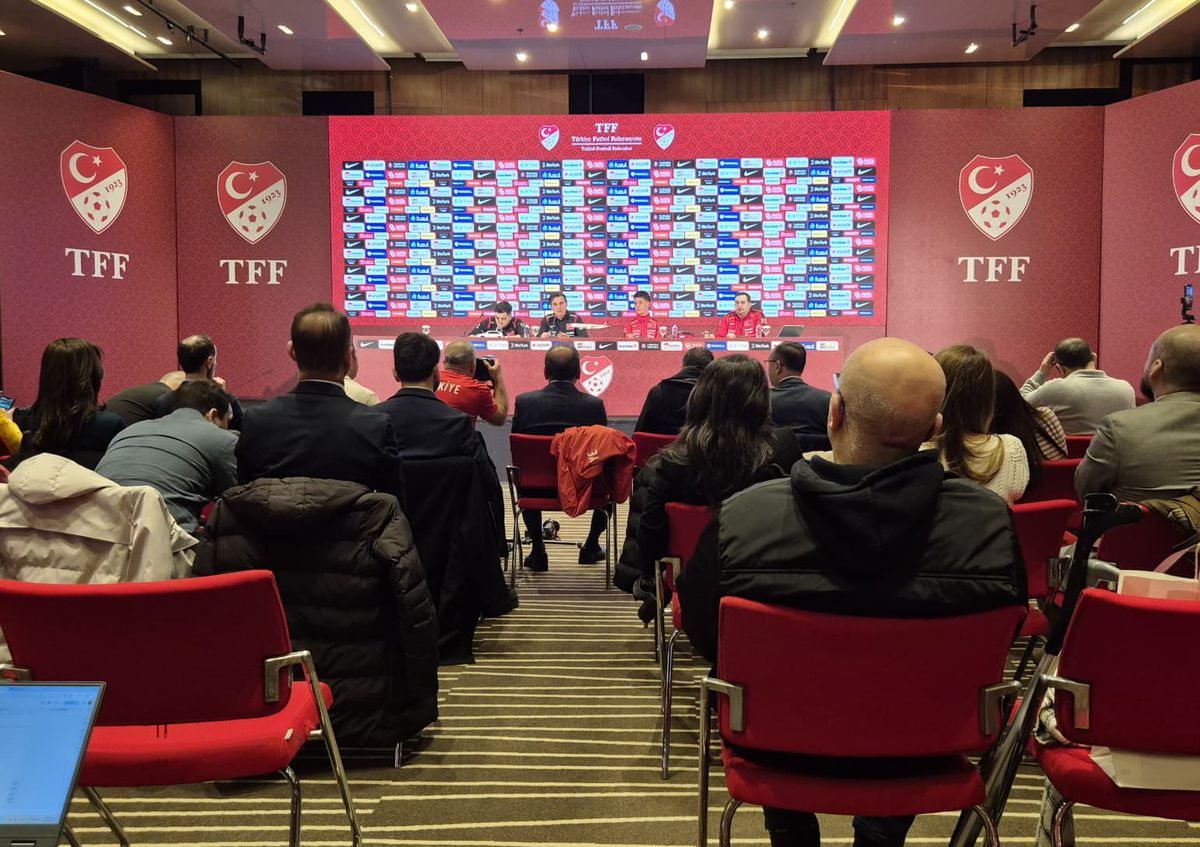 Conferință Turcia, Arda Guler și Vincenzo Montella: cadre surprinse de Cristi Preda, fotoreporterul GSP