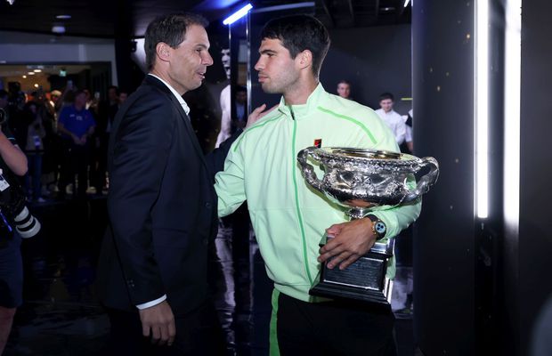 „Chiar o să ne facem griji pentru două înfrângeri?” » Rafael Nadal îi ia apărarea lui Carlos Alcaraz, eliminat în turul 3 de la Miami