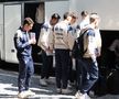 Ștefan Baiaram, Adrian Rus, David Miculescu și Vlad Dragomir, la sosirea echipei naţionale la hotelul din Istanbul FOTO: Ionuţ Iordache (GSP)