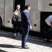 Sosirea echipei naţionale la hotelul din Istanbul FOTO: Ionuţ Iordache (GSP)