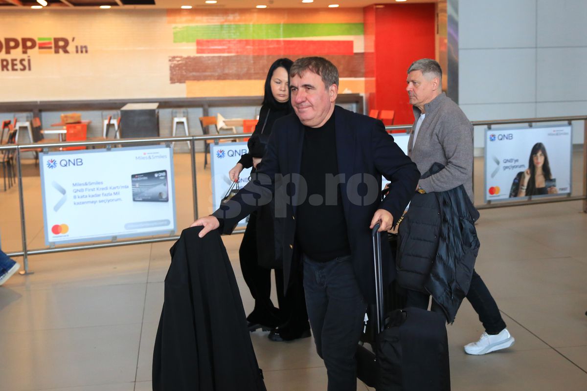 Hagi și Popescu au aterizat la Istanbul: imaginile surprinse de reporterii GSP cu „Regele” împingând la bagaje! » Turcii, înnebuniți: „Hagi e bașkan!”