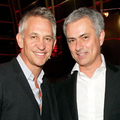 Gary Lineker (stânga) și Jose Mourinho
