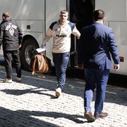 Valentin Mihăilă, la sosirea echipei naţionale la hotelul din Istanbul FOTO: Ionuţ Iordache (GSP)