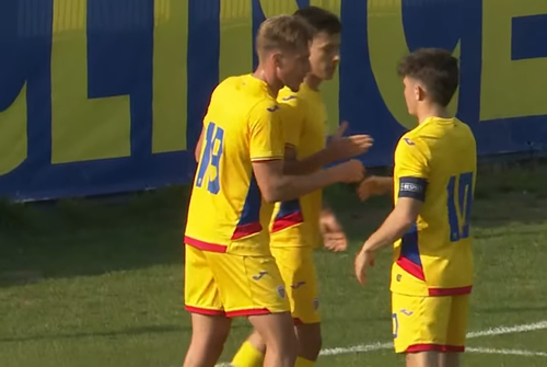 România U18 - Andorra U18 0-0 // Captură Youtube
