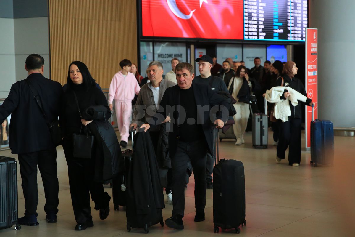 Hagi și Popescu au aterizat la Istanbul: imaginile surprinse de reporterii GSP cu „Regele” împingând la bagaje! » Turcii, înnebuniți: „Hagi e bașkan!”
