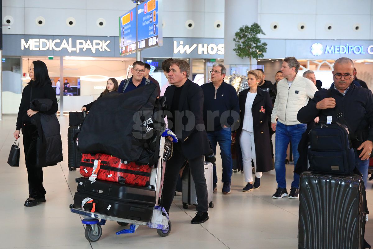Hagi și Popescu au aterizat la Istanbul: imaginile surprinse de reporterii GSP cu „Regele” împingând la bagaje! » Turcii, înnebuniți: „Hagi e bașkan!”
