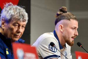 „Ce întrebare e asta?” » Drăgușin a ocolit curiozitatea reporterului GSP, apoi Mircea Lucescu s-a răstit: „Care e problema? Și Hagi a făcut-o”