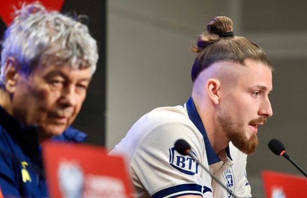 „Ce întrebare e asta?” » Drăgușin a ocolit curiozitatea reporterului GSP, apoi Mircea Lucescu s-a răstit: „Care e problema? Și Hagi a făcut-o”