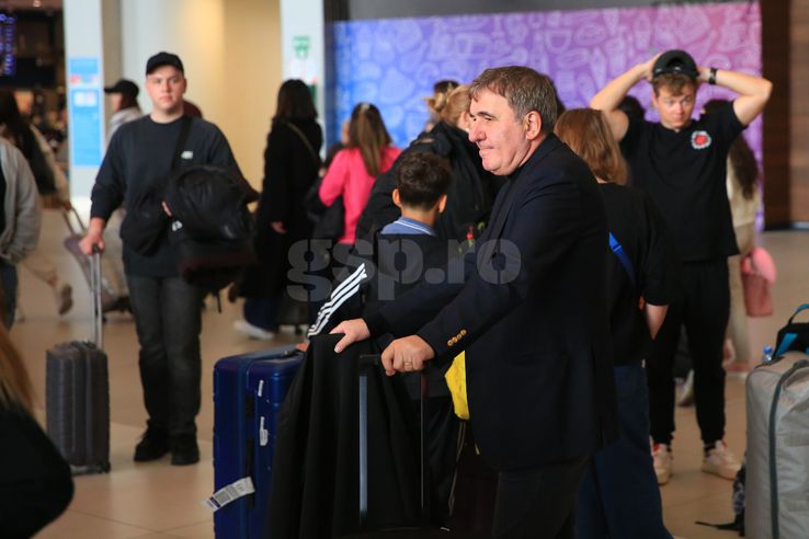 Gică Hagi, la sosirea pe aeroportul din Istanbul. Foto: Ionuț Iordache (GSP)