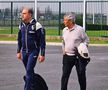 „Jerry” Gane și Mircea Lucescu, la plecarea echipei naţionale în Turcia. Foto: Facebook.com/NationalaRomanieiOfficial