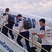 Echipa națională a plecat spre Istanbul / foto: Facebook Echipa națională de fotbal a României