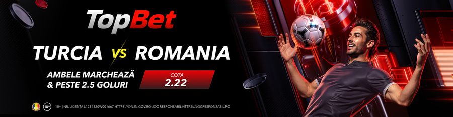 Turcia, mare favorită în duelul cu România - cote, ponturi și alte informații