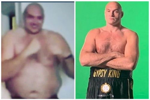 Tyson Fury, înainte și după slăbire