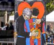 Leo Messi, graffiti, foto: Imago