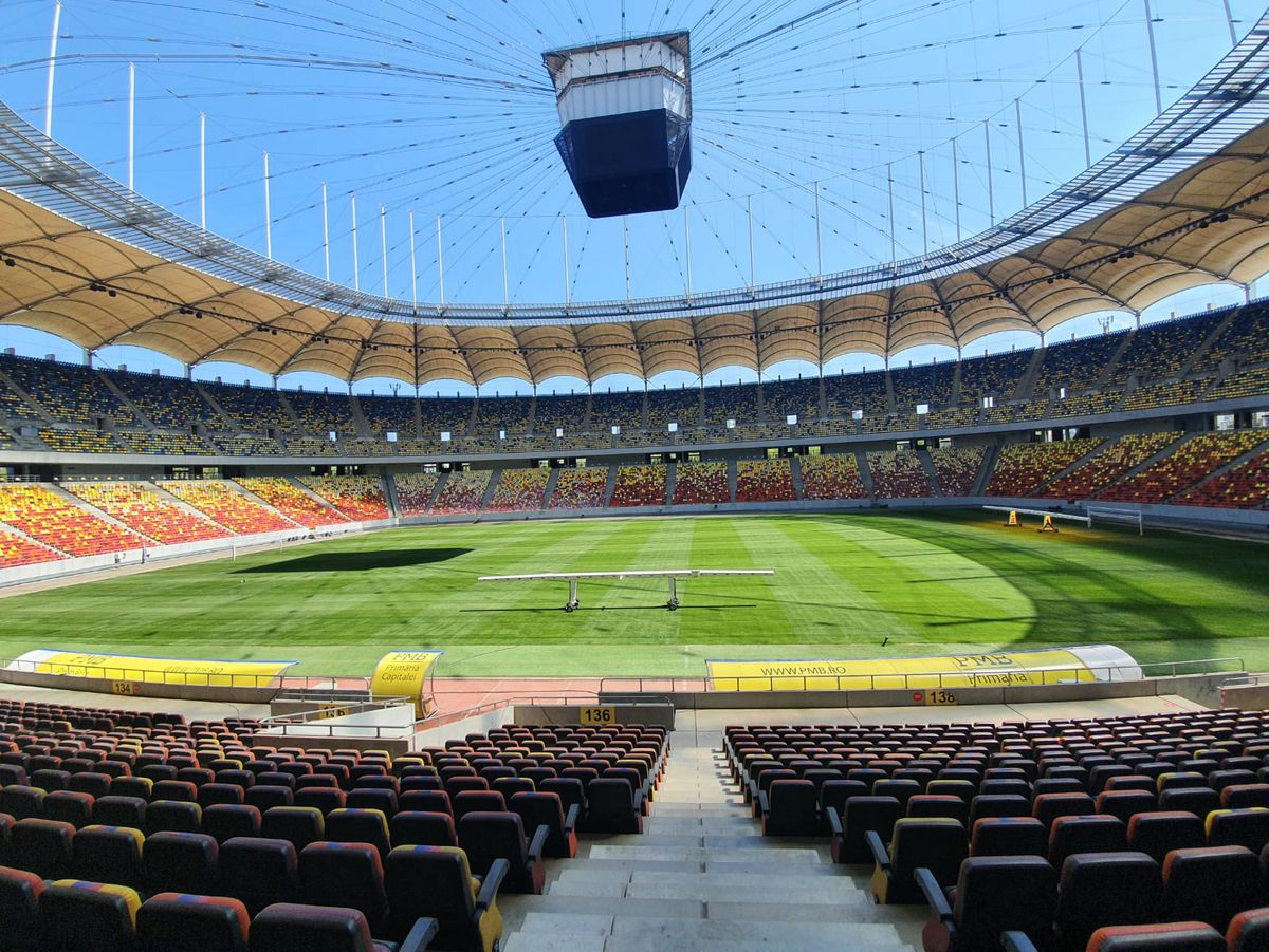 A fost montat noul gazon pe Arena Națională! Cum arată acum terenul pe care se va juca la Euro 2020