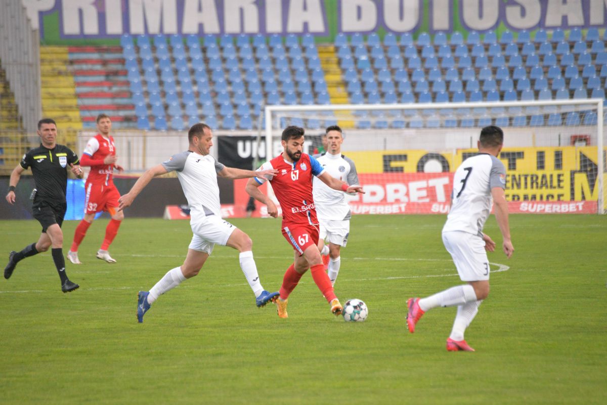 FC Botoșani - Academica Clinceni 2-1 » Trupa lui Marius Croitoru, prima victorie în play-off! Clasamentul actualizat