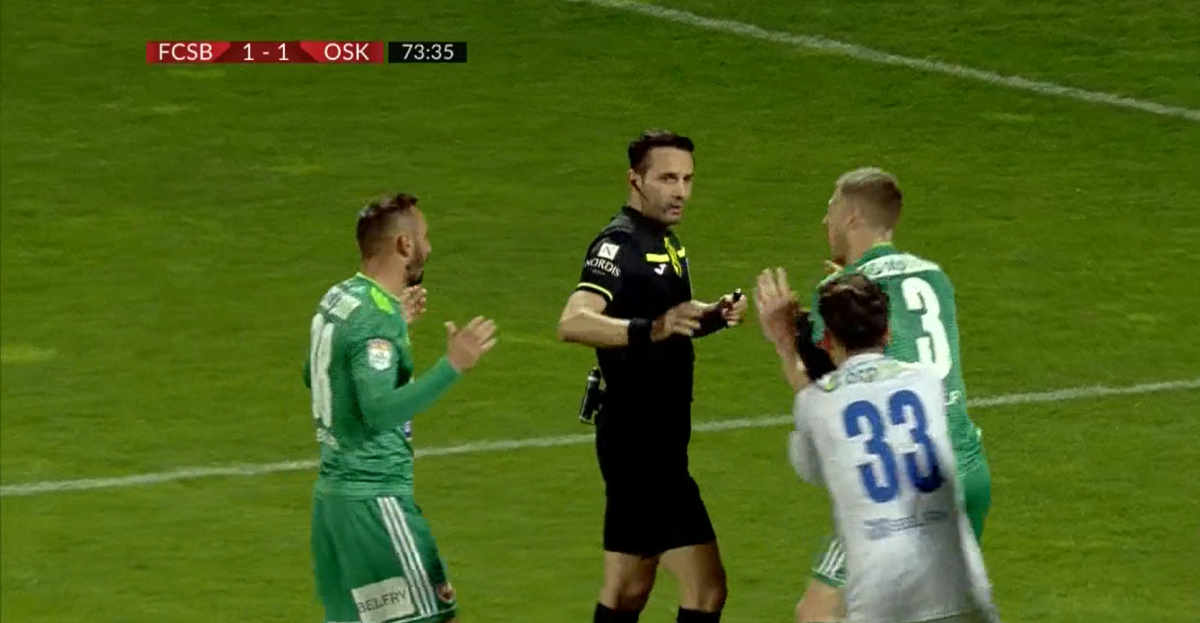 Scene confuze în FCSB - Sepsi: Colțescu a dat penalty, apoi s-a răzgândit!