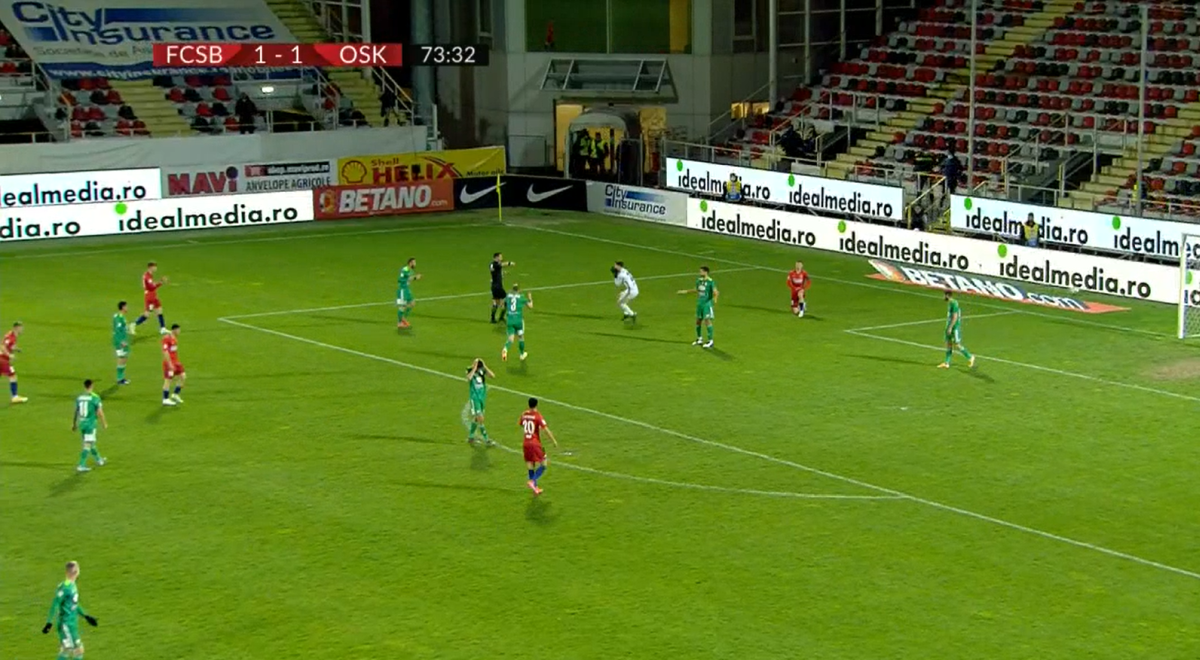 Scene confuze în FCSB - Sepsi: Colțescu a dat penalty, apoi s-a răzgândit!