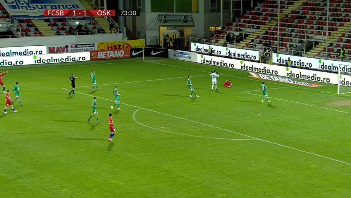 Scene confuze în FCSB - Sepsi: Colțescu a dat penalty, apoi s-a răzgândit!