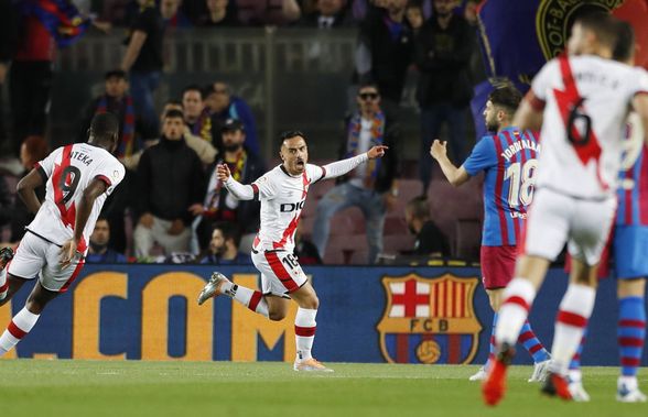 Învinsă de Rayo Vallecano pe Camp Nou, Barcelona a scris o pagină neagră din istoria clubului! E prima dată când catalanii pățesc așa ceva