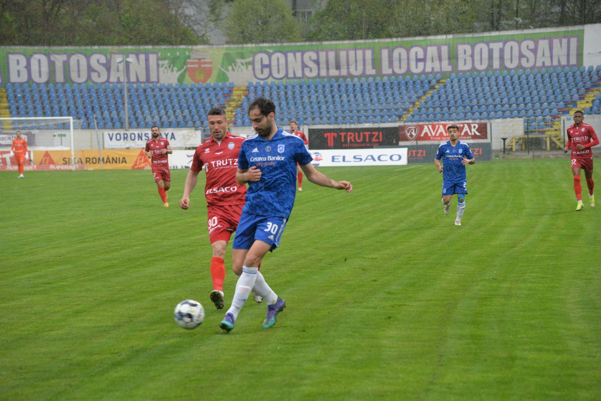 FC Botoșani - FCU Craiova 2-1 » Moldovenii urcă pe 2 în play-out