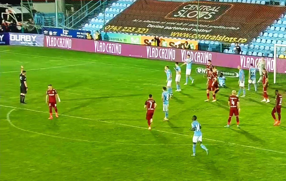 FC Voluntari contestă faza golului marcat de CFR Cluj » Ce acuză Ciobotariu și Armaș