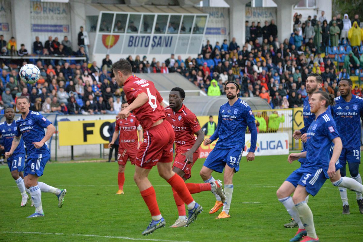 FC Botoșani - FCU Craiova 2-1 » Moldovenii urcă pe 2 în play-out