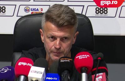 Explicația lui Burcă pentru eșecul cu Poli Iași: „E o lecție pe care trebuie să o învățăm”