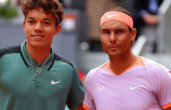 Rafael Nadal i-a lăsat un singur game adolescentului de 16 ani Darwin Blanch » Meciul a intrat direct în istoria turneelor Masters