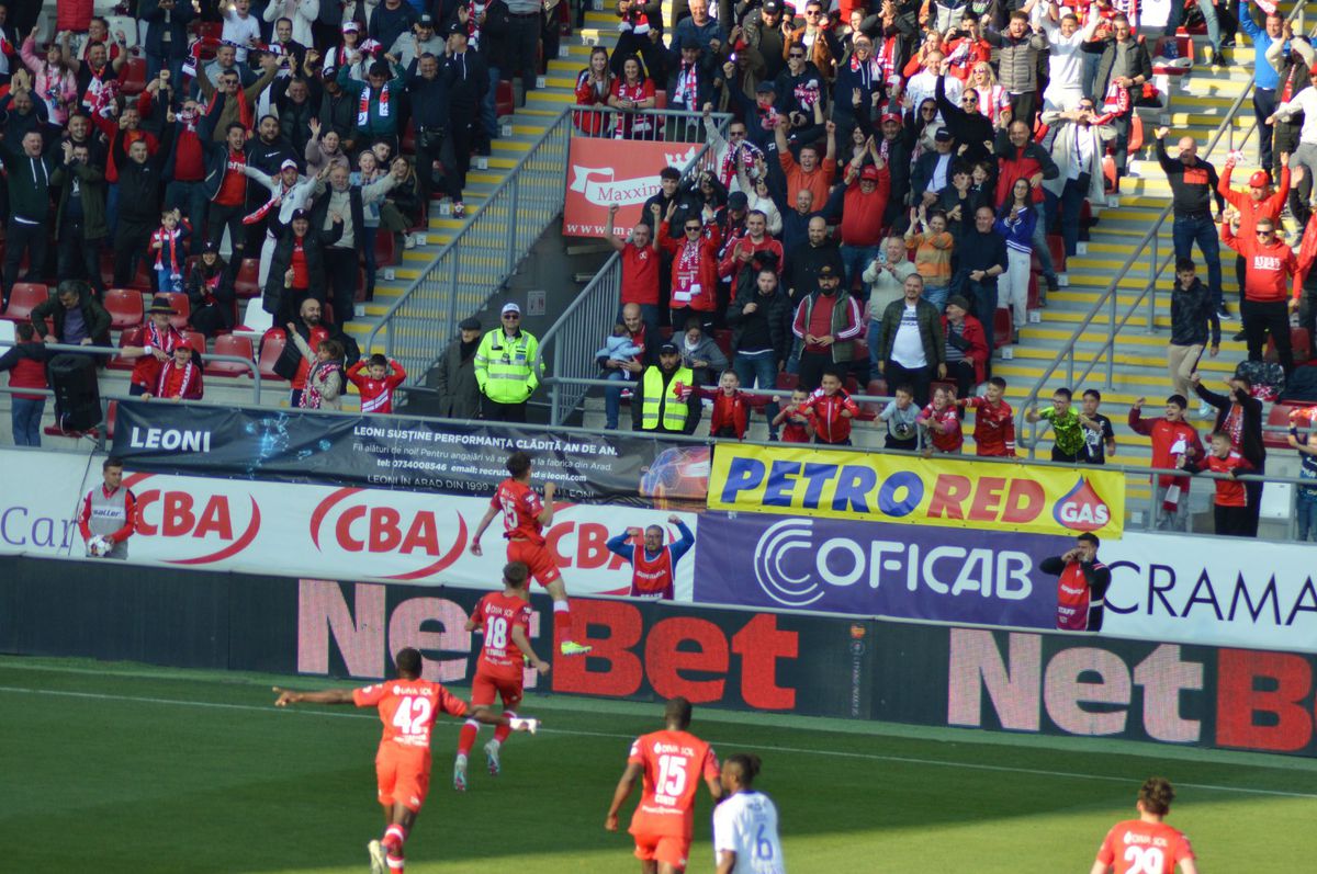 UTA Arad o umilește pe Oțelul! Se instalează în fruntea play-out-ului și e salvată matematic de la retrogradare