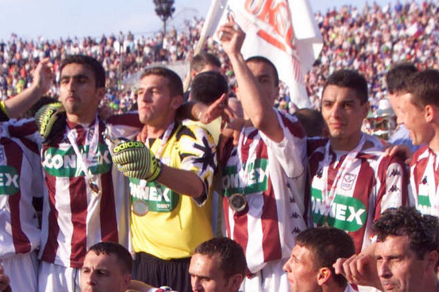 Ionel Ganea și Bogdan Lobonț au fost colegi la Rapid, în 1999, foto: Arhiva GSP Ionel Ganea l-a desființat pe Lobonț, fostul lui coleg: „Uită-te la el! Nu am mai văzut ca ăsta” » Sfat pentru Șucu, patronul „depășit de situație”