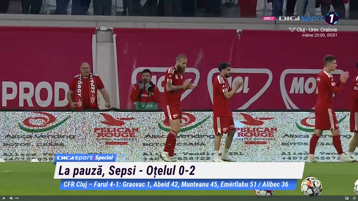 Ce a făcut Laszlo Dioszegi la pauza meciului Sepsi - Oțelul